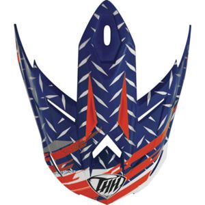 THH Helmets T710X Assault Visor Blue/Orange