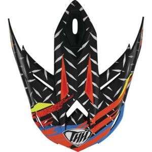 THH Helmets T710X Assault Visor Black/Orange