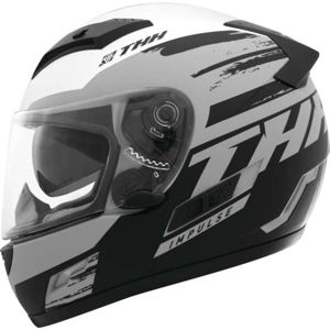 THH Helmets TS-80 Impulse Full Face Helmet Gray/Black 2XL