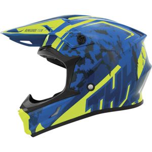 THH Helmets T710X Renegade Blu/Yel XS Offroad Helmet