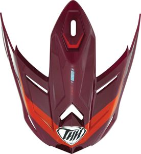 THH Helmets T710X Airtech Visor Burgundy Blue Youth