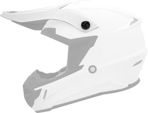 THH Helmets T730X Visor White Adult/Youth