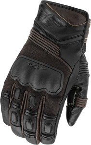 Fly Racing Surveyor Gloves Brown Small - Brown Small midweight gloves for street riding