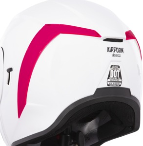 ICON Airform Helmet Rear Spoiler Red One Size - Replacement rear spoiler for ICON Airform helmets