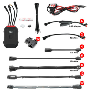 Addressable LED Motorcycle Accent Light Kit w/ App Control - XKGLOW