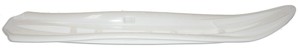 SLP Powder Pro II Ski Bottom White for Snowmobiles - White ski bottom for SLP Powder Pro II snowmobile skis
