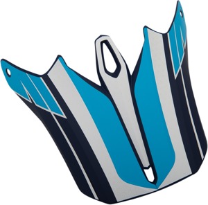 Z1R F.I. Hysteria Helmet Visor Kit Blue White Black Adult - Replacement visor for Z1R F.I. Hysteria helmet
