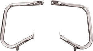 Drag Specialties Big Buffalo Saddlebag Bars Chrome For Harley FLH/FLT - Chrome rear saddlebag bars For Harley FLH/FLT models