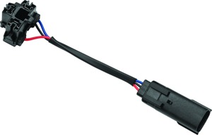 Headlight Wiring Adapter Black by Kuryakyn Fits Indian