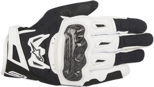 SMX-2 V2 Air Carbon Motorcycle Gloves Black/White Large
