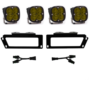 Baja Designs Fog Pocket Kit Amber Fits 09-12 Ram 2500/3500