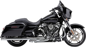 Cobra 3" Slip-On Muffler with Race Pro Tips Chrome Fits FLH/FLT 2017-2022