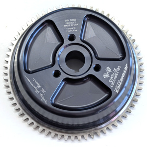 Jetinetics 0302 Aluminum Charging Flywheel For 440/550 SX - Updated Design w/ Fixed Magnets & Steel Ring Gear