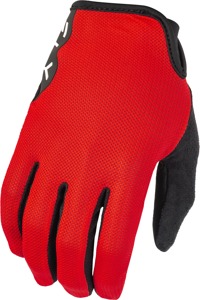 Fly Racing Mesh Gloves Red X-Large - Ultra-lightweight mesh gloves in Red, XL size