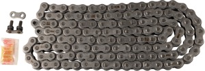 RK 525XRE-130 XW-Ring Chain 130 Links Natural - 130 link XW-Ring chain for mid-size motorcycles
