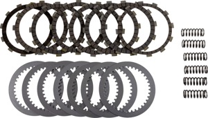 DRC Complete Clutch Kit - Cork CK Plates, Steels, & Springs - For DRZ400 LTZ400 DVX400