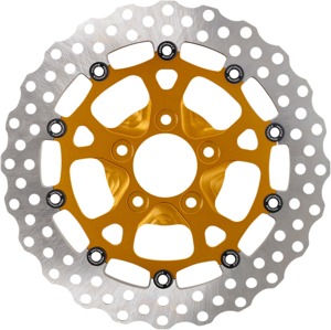 Performance Machine Dominator 11.8" Front Brake Rotor Gold Anodized