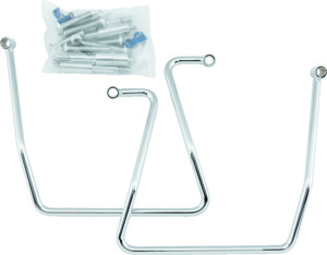 Bikers Choice Chrome Saddlebag Supports For 91-17 FXD - Saddlebag supports for 1991-2017 FXD models