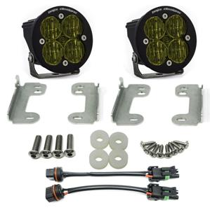 Baja Designs Fog Pocket Kit Squadron Amber Lens SAE Fits 18-20 Jeep JL Sahara