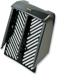 Maier ATV Radiator Air Scoop Black Carbon Fiber For Yamaha Banshee
