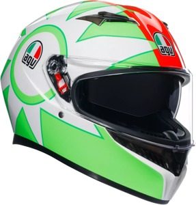 AGV K3 Rossi Mugello 2018 Full Face Helmet 2XL Red White Green - Full face helmet, 2XL, Rossi Mugello 2018 graphic