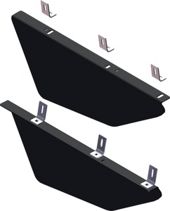 KFI Lower Door Panel Kit Black Fits 2019-2023 Honda Talon 1000