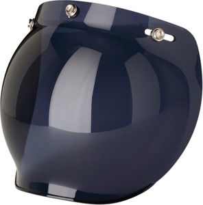 Z1R Drifter/Jimmy/Saturn 3-Snap Bubble Helmet Shield Smoke - Bubble helmet shield for Z1R Saturn, Jimmy, Drifter