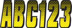 Series 300 Carbon Fiber Registration Kit Yellow/Black Hardline
