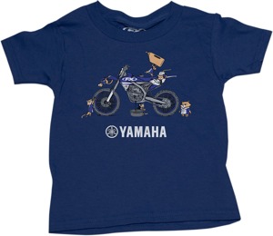 Factory Effex Toddler Yamaha Tee Navy 4T