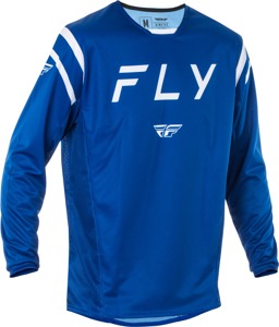 Fly Racing Kinetic Center Jersey Navy/White XL - Offroad jersey, Navy/White, size XL