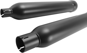 Cobra 4" Neighbor Hater Mufflers Black for FLH/FLT 17-22 Models