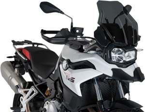 PUIG Z-Racing Windscreen Dark Smoke For BMW F750GS - Double height sport windscreen For BMW F750GS