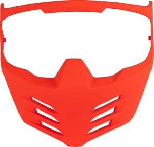 ICON Elsinore Helmet Face Mask Red Matte One Size - Replacement mask for ICON Elsinore helmet
