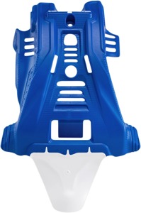 Acerbis Offroad Skid Plate Blue/White Fits Yamaha YZ125