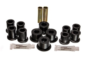 Black Rear Leaf Spring Bushing Set Fits 89-94 Toyota Pick Up 2WD