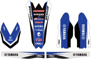 Standard Trim Graphics Kit - For 10-13 Yamaha YZ250F