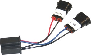 Headlight Adaptor Pigtail H9 & H11 to H4 by Namz