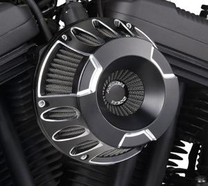 Arlen Ness Inverted Air Cleaner Kit, Contrast Cut, Deep Cut Design