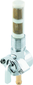 Bikers Choice Chrome Petcock 3/8 NPT Down Outlet For 66-74 FL FX, 57-74 XL