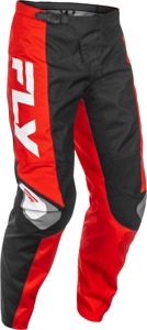 Fly Racing F-16 Pants Black/Red/White Men's Size 44 - Men's F-16 Pants in Black/Red/White, Size 44