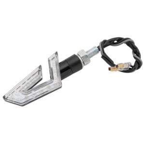 BikeMaster LED Director Turn Signals Pair Black/Amber