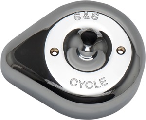 S&S Stealth Teardrop Air Cleaner Cover Chrome for Custom Models