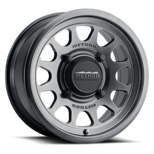Method MR414 Bead Grip 15x10 4x156 Graphite Wheel - 15x10 Graphite Bead Grip wheel 4x156 For UTV