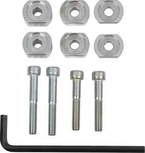 Moose Offroad Handlebar Riser Kit Chrome 7/8" 1" Rise - Fits KTM, Husqvarna, GasGas Off-Road Models