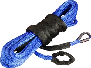 KFI Synthetic Winch Cable Extension 1/4" x 50' Blue Rope
