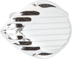 Rough Crafts Finned Air Cleaner Chrome RC-600-007