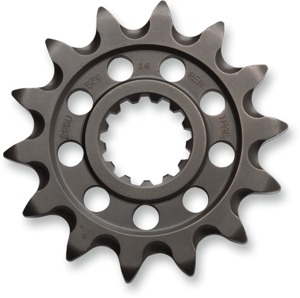 Front Sprocket - 420-14 Teeth - For 03-06 Kawasaki KFX 400/ 03-14 Suzuki LT-Z-400/ LT-R 450