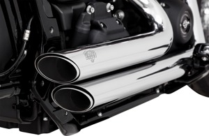 Vance & Hines PCX Shortshots Staggered Exhaust Chrome Fits 18-22 Softail