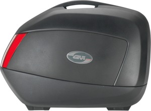 Givi V35NA Monokey 34L Side Cases Matte Black/Red Pair