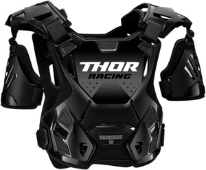 Thor Guardian Roost Deflector Black XL/2XL Men's - Men's XL/2XL Roost Deflector, Black